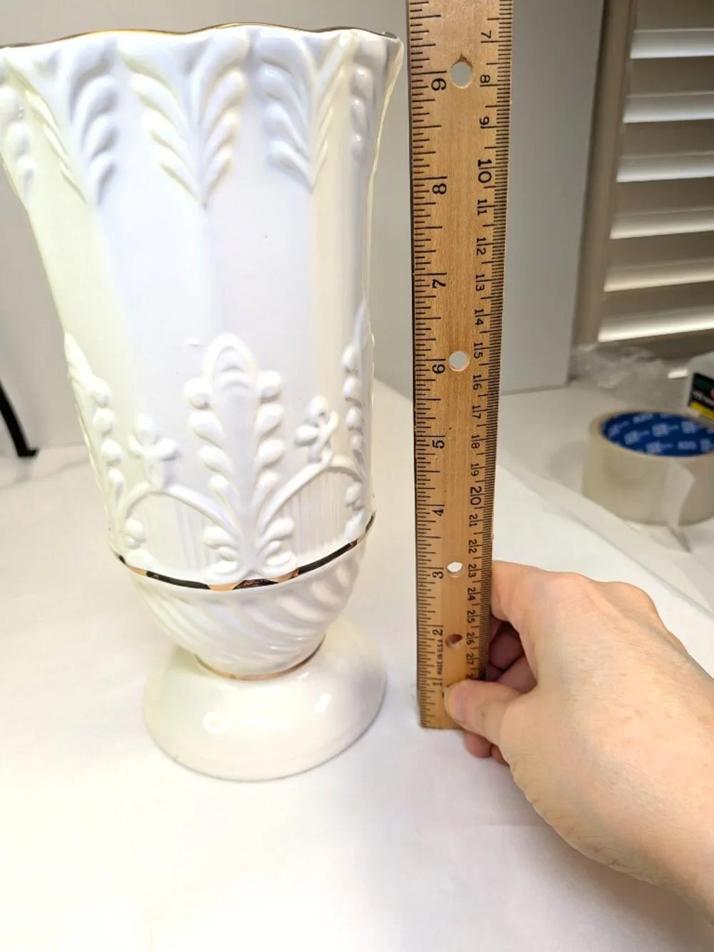 Baum Bros ivory porcelain